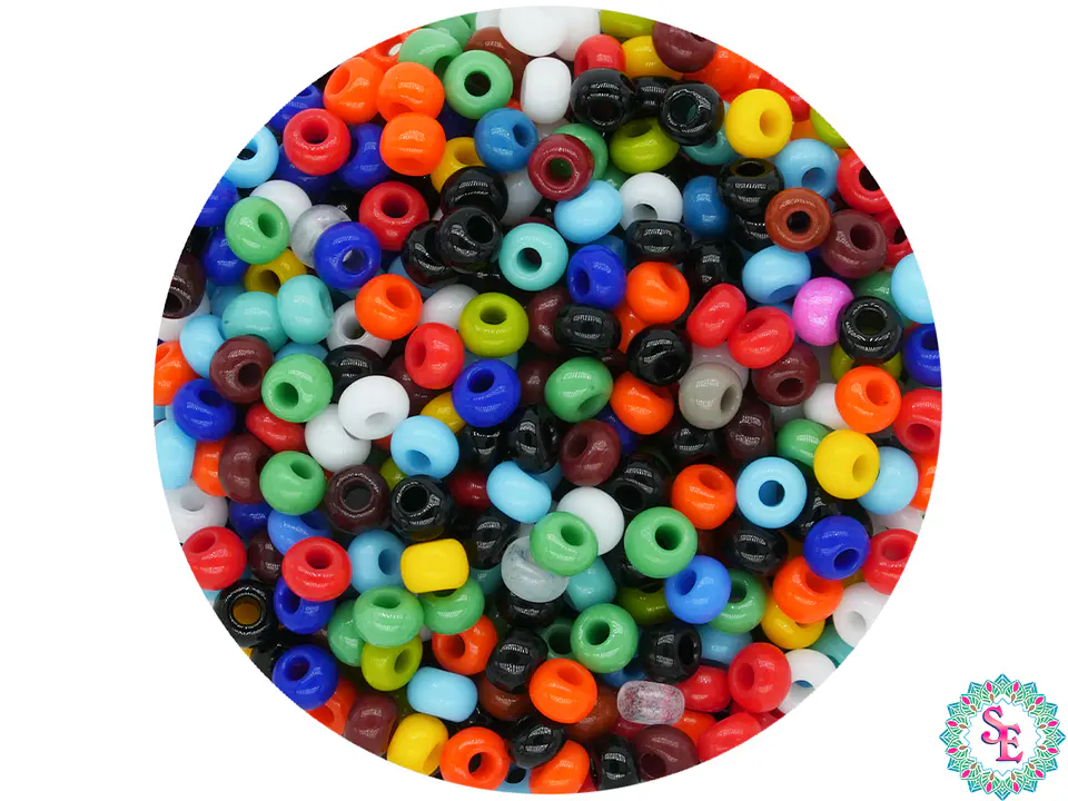 CHAQUIRA CHECA 10/0 (2MM) MIX PAQUETE X 20 GRAMOS (2020 UND APROX) 1