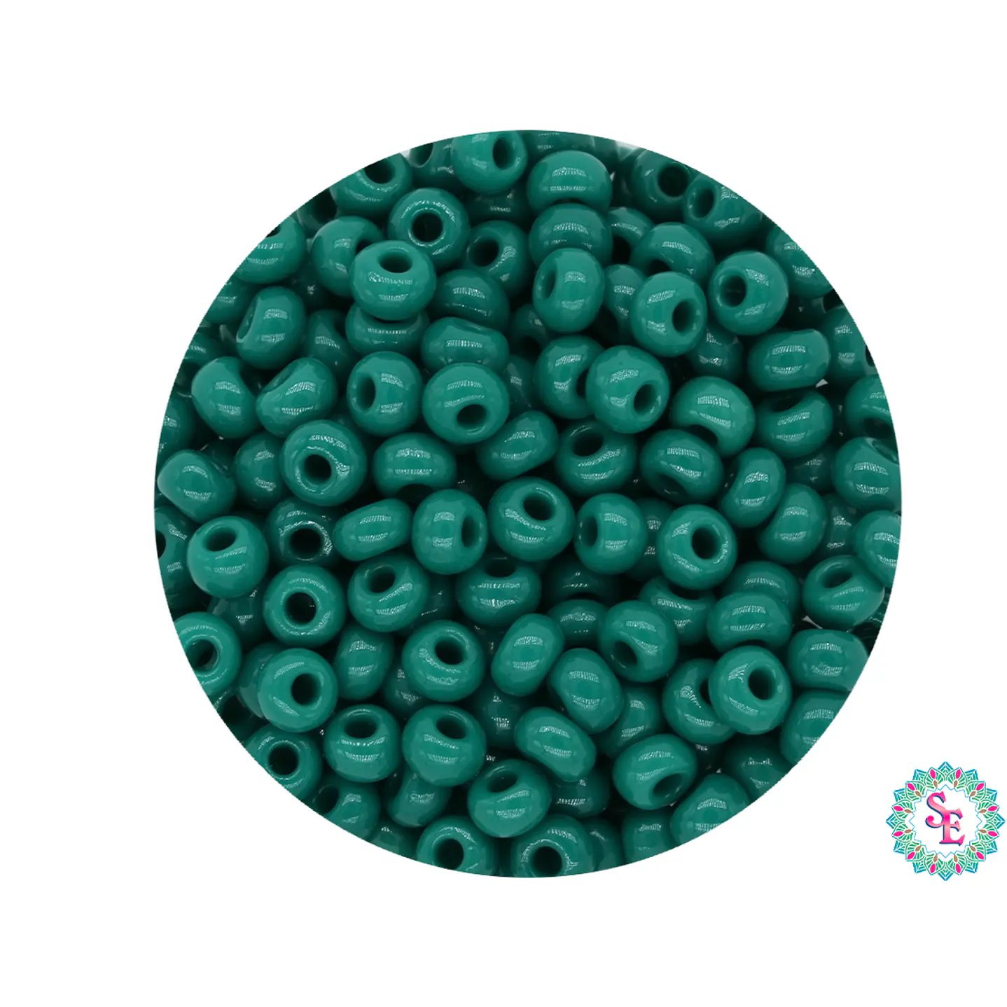 CZECH BEADS 8/0 PINE GREEN X 20 GRAMS 1