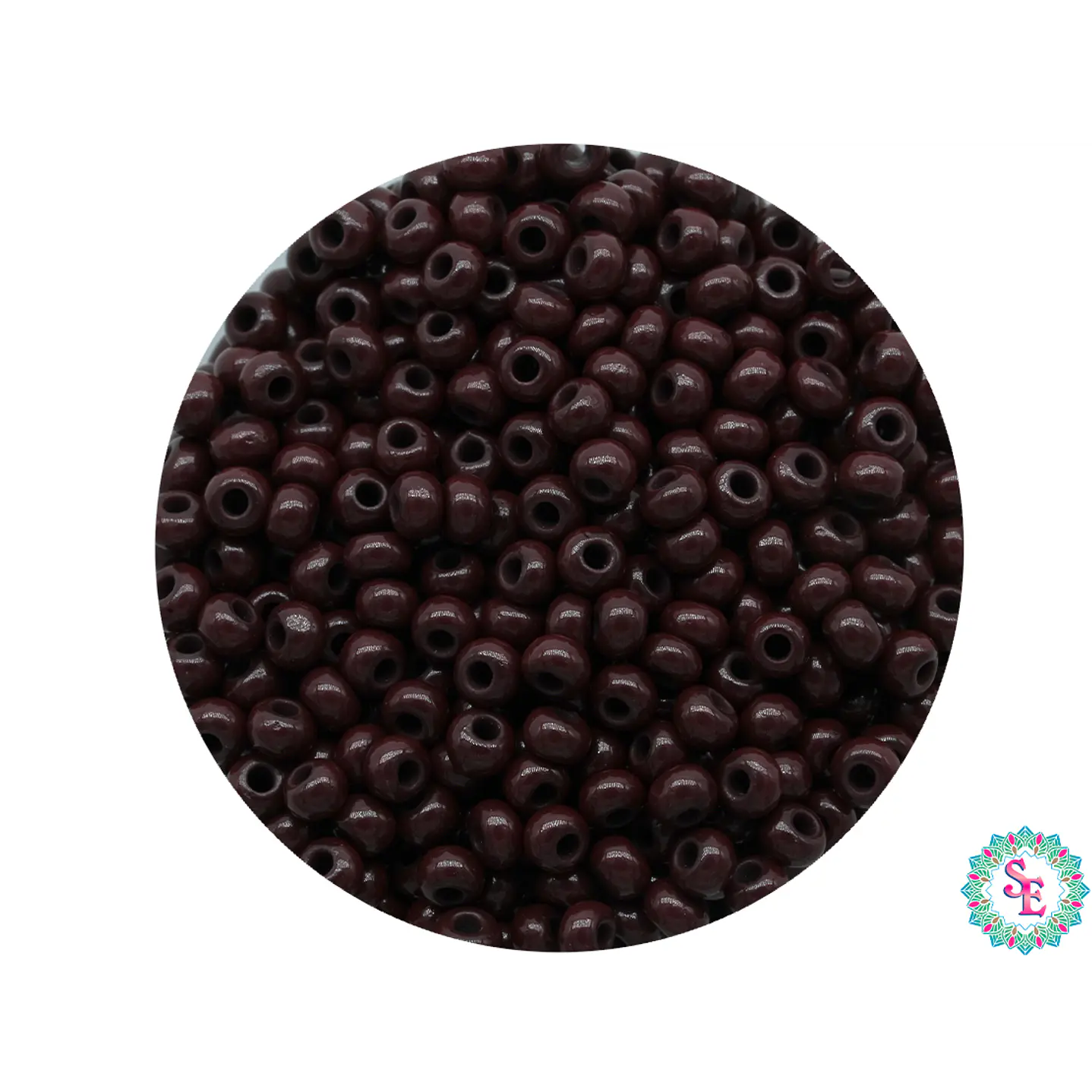 CHAQUIRA CHECA 10/0 (2MM) CAFE X 20 GRAMOS (2020 UND APROX) 1