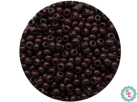CHAQUIRA CHECA 10/0 (2MM) CAFE X 20 GRAMOS (2020 UND APROX)