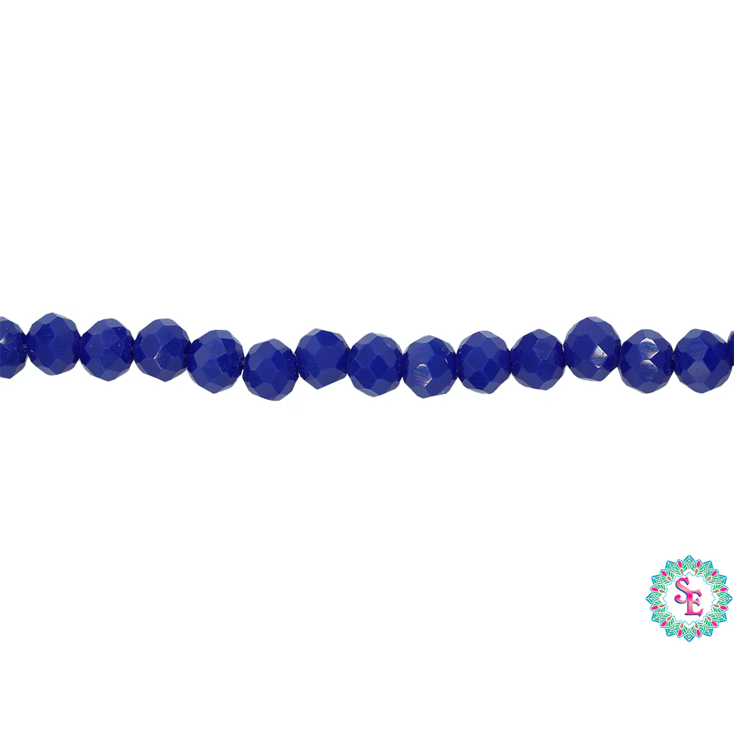 MURANO GLASS # 4MM MATTE KING BLUE X 146 UNIT APPROX 1