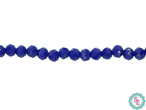 CRISTAL MURANO # 4MM AZUL REY MATE X 146 UND APROX 
