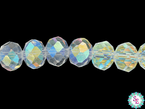 CRISTAL MURANO BOREAL AB TRANSPARENTE # 8MM 