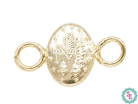 ORO LAMINADO 18K SEPARADOR MILAGROSA REMARCA 8MM
