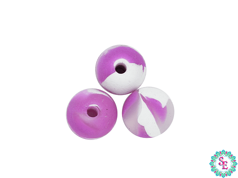 NEOPRENO TRANSPARENTE CAMUFLADO MORADO BLANCO #8MM 