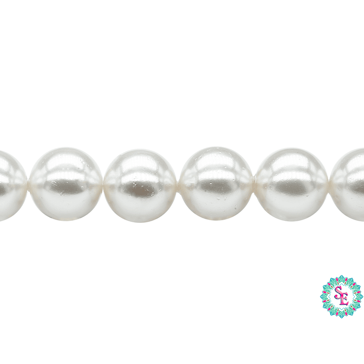PERLA  CHELL # 8MM BLANCA  1