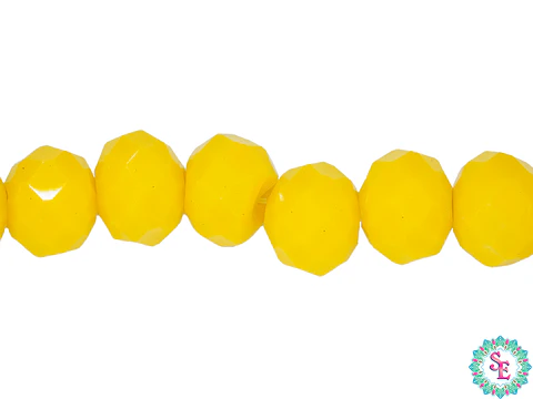 CRISTAL MURANO AMARILLO MATE # 8MM