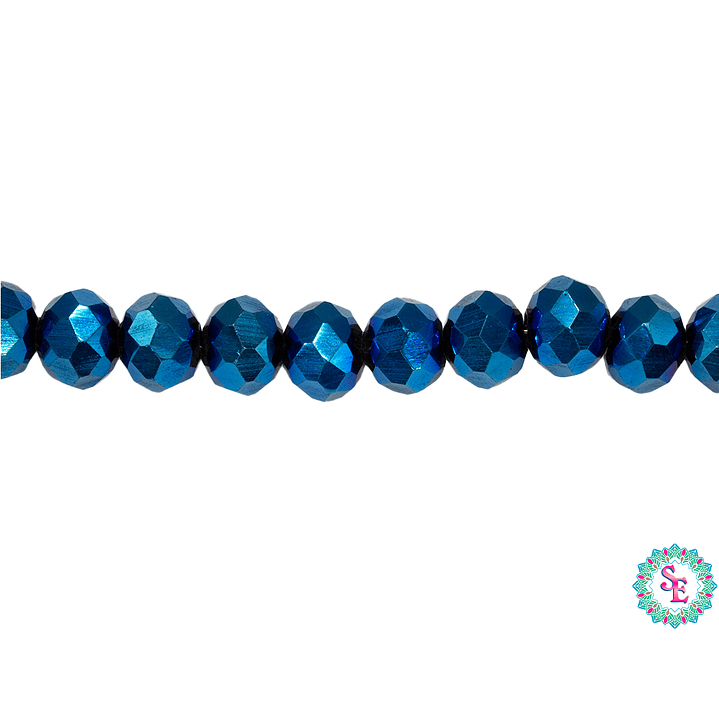 CRISTAL MURANO AZUL ELECTRICO # 6MM 1