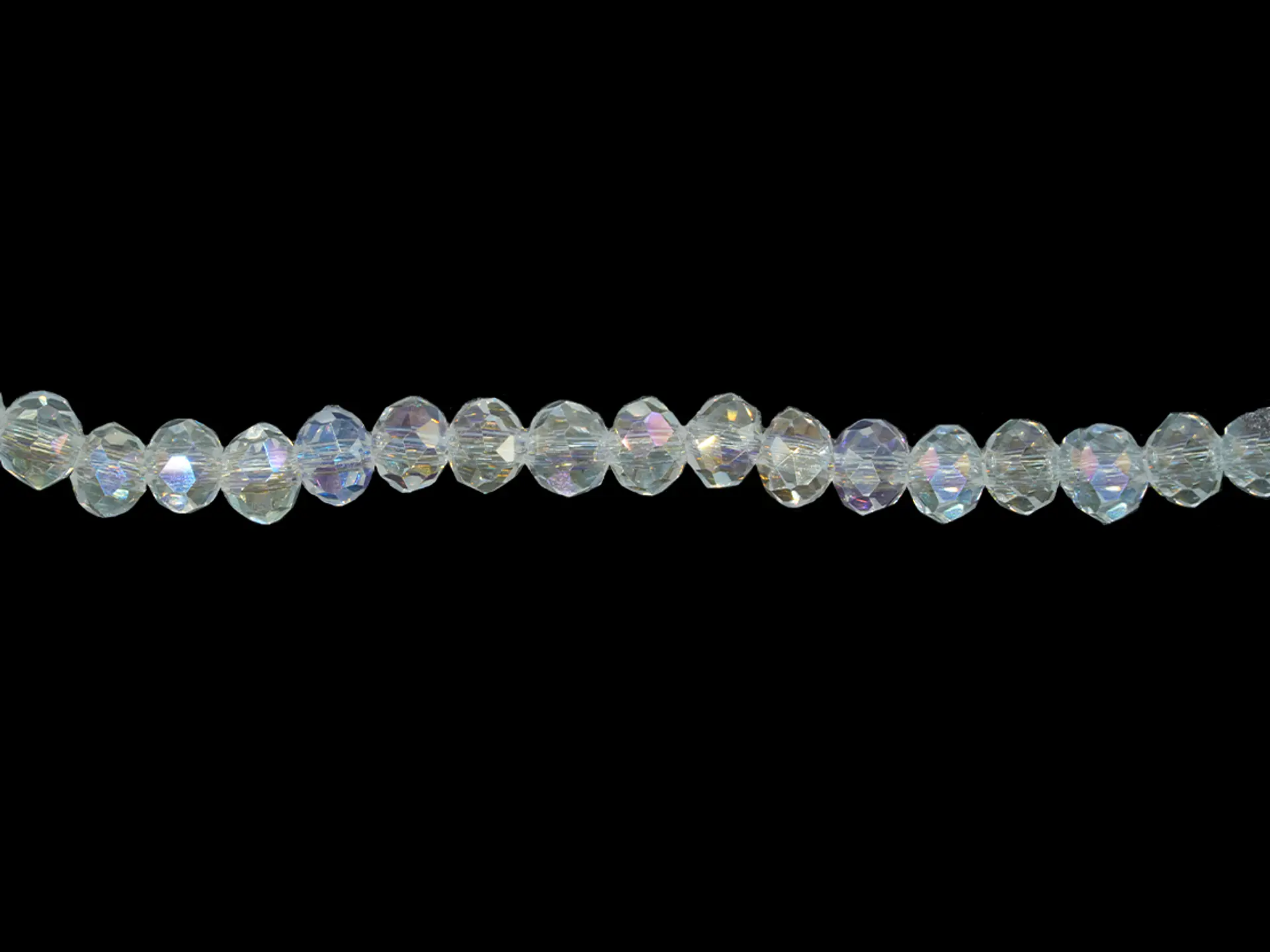 CRISTAL MURANO AURORA BOREAL TRANSPARENTE AB # 4MM 1