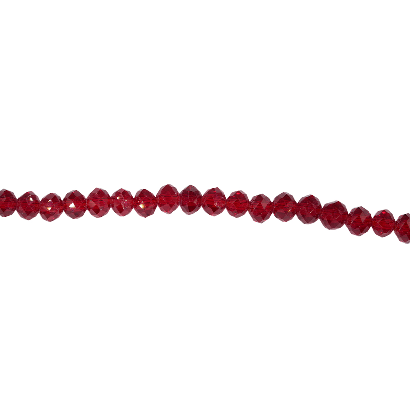 CRISTAL MURANO # 4MM ROJO OSCURO TRANSPARENTE 1