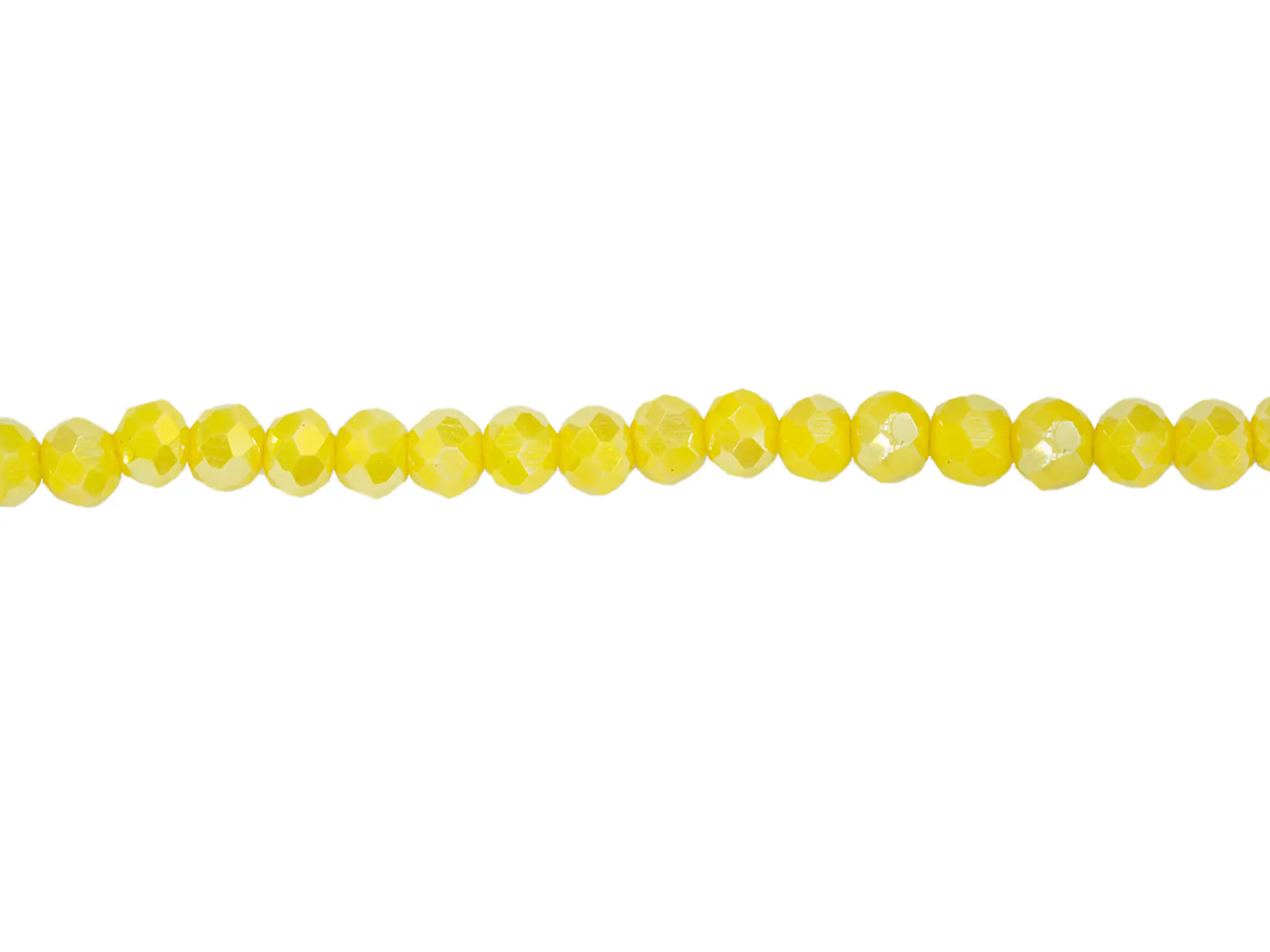 CRISTAL MURANO AMARILLO NEON MATE AB # 4MM 1