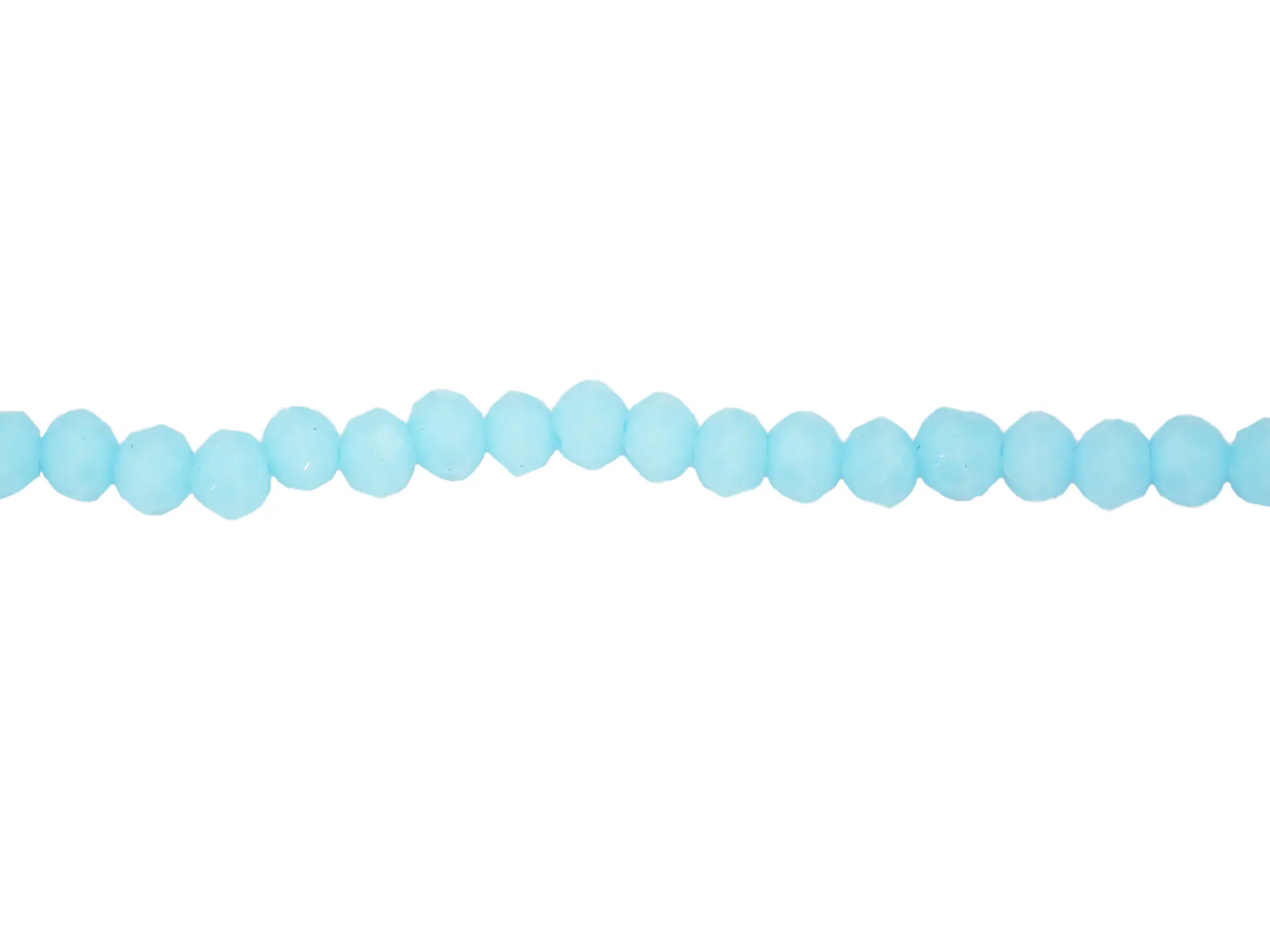 CRISTAL MURANO AZUL BEBE MATE # 4MM TIRA 146 UND APROX 1