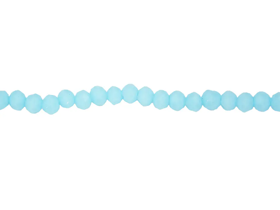 CRISTAL MURANO AZUL BEBE MATE # 4MM TIRA 146 UND APROX 1