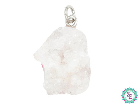 IMITACIÓN DRUSA DIJE COLOR  PASTEL ARGOLLA PLATEADA