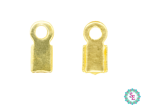 TERMINAL CORDON # 2 DORADO FANTASIA  X 200 UNIDADES 