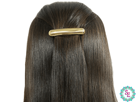 RODIO TERMINADO DORADO HAIR CLIPS BANDA.