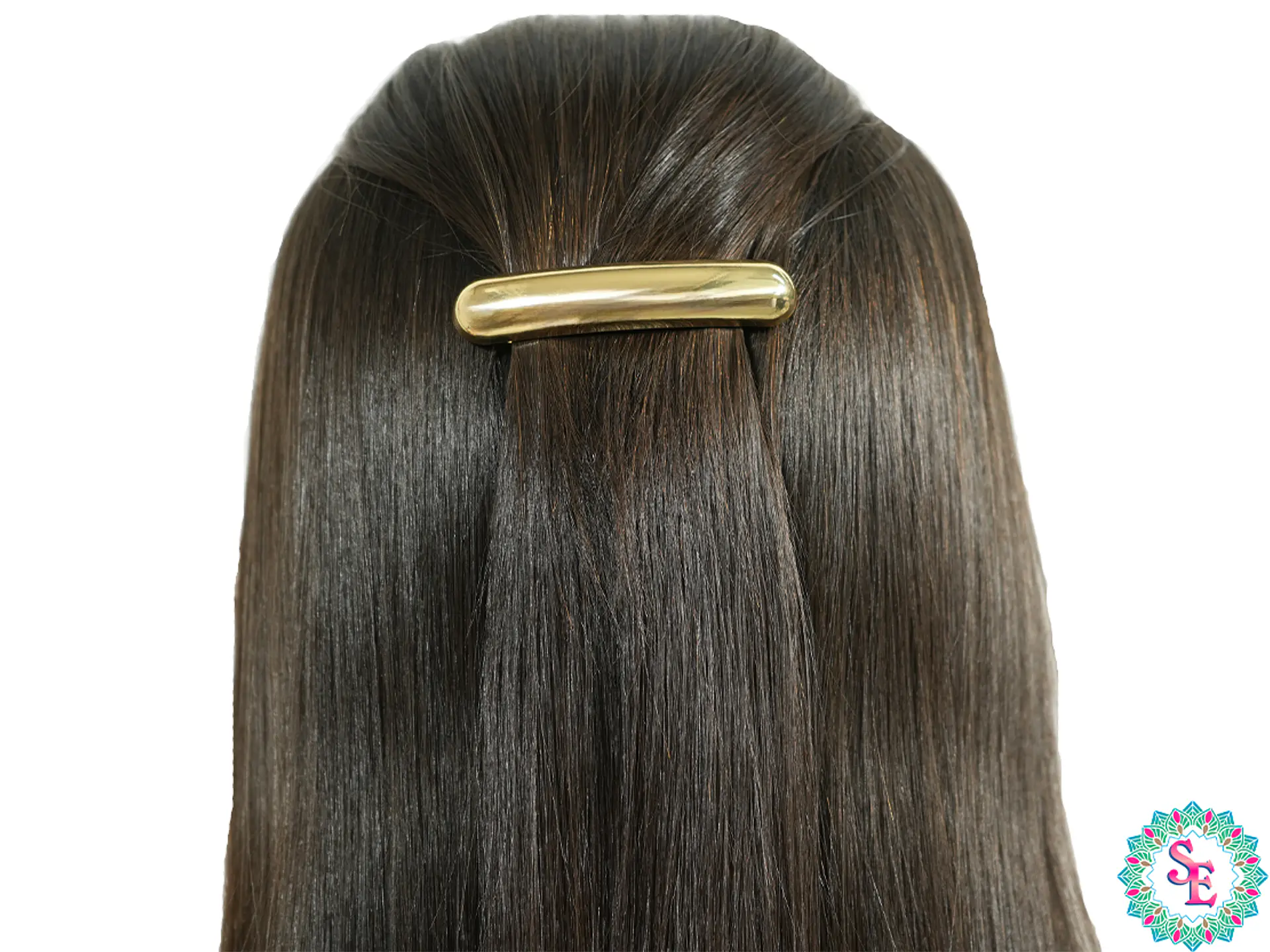 RODIO TERMINADO DORADO HAIR CLIPS BANDA. 2