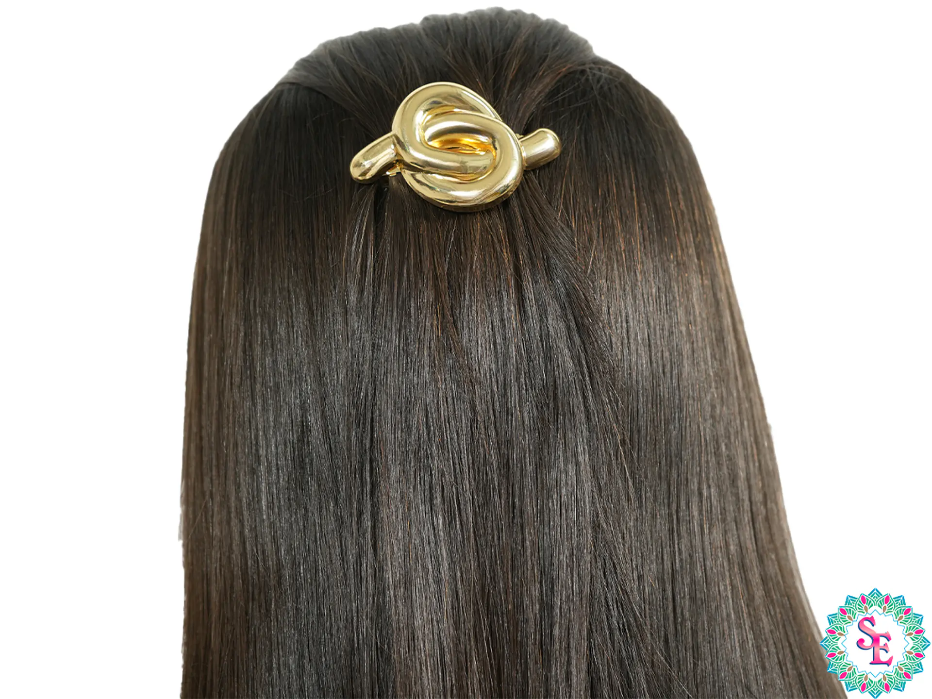 RODIO TERMINADO DORADO HAIR CLIPS NUDO 2