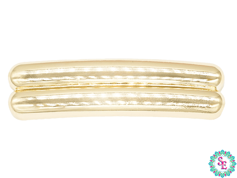 RODIO TERMINADO DORADO HAIR CLIPS DOBLE BANDA