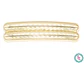 RODIO TERMINADO DORADO HAIR CLIPS DOBLE BANDA - thumbnail 1