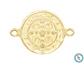ACERO DORADO CENTRO PULSERA SAN BENITO 12MM - thumbnail 2