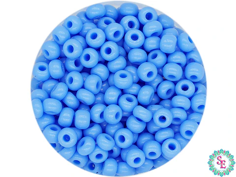 CZECH BEADS 8/0 (3MM) HORTENCIA BLUE X 20 GRAMS (792 UND APPROX)