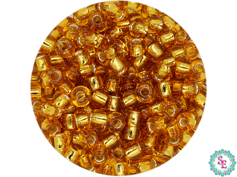 CHAQUIRA CHECA 8/0 DORADO OSCURO X 20 GRAMOS (792 UND APROX)