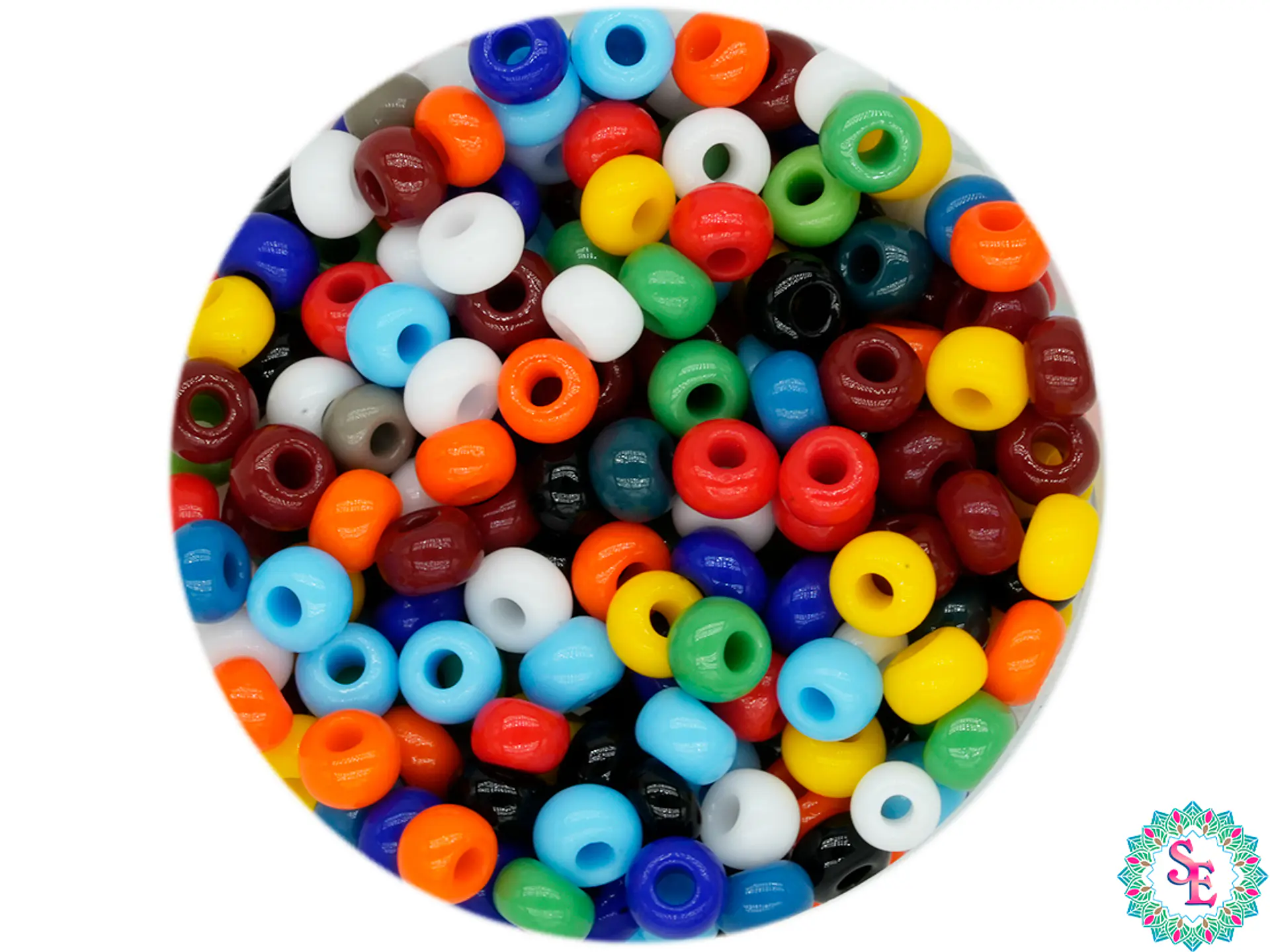 CHAQUIRA CHECA 8/0 (3MM) MIX X 20 GRAMOS (792 UND APROX) 1
