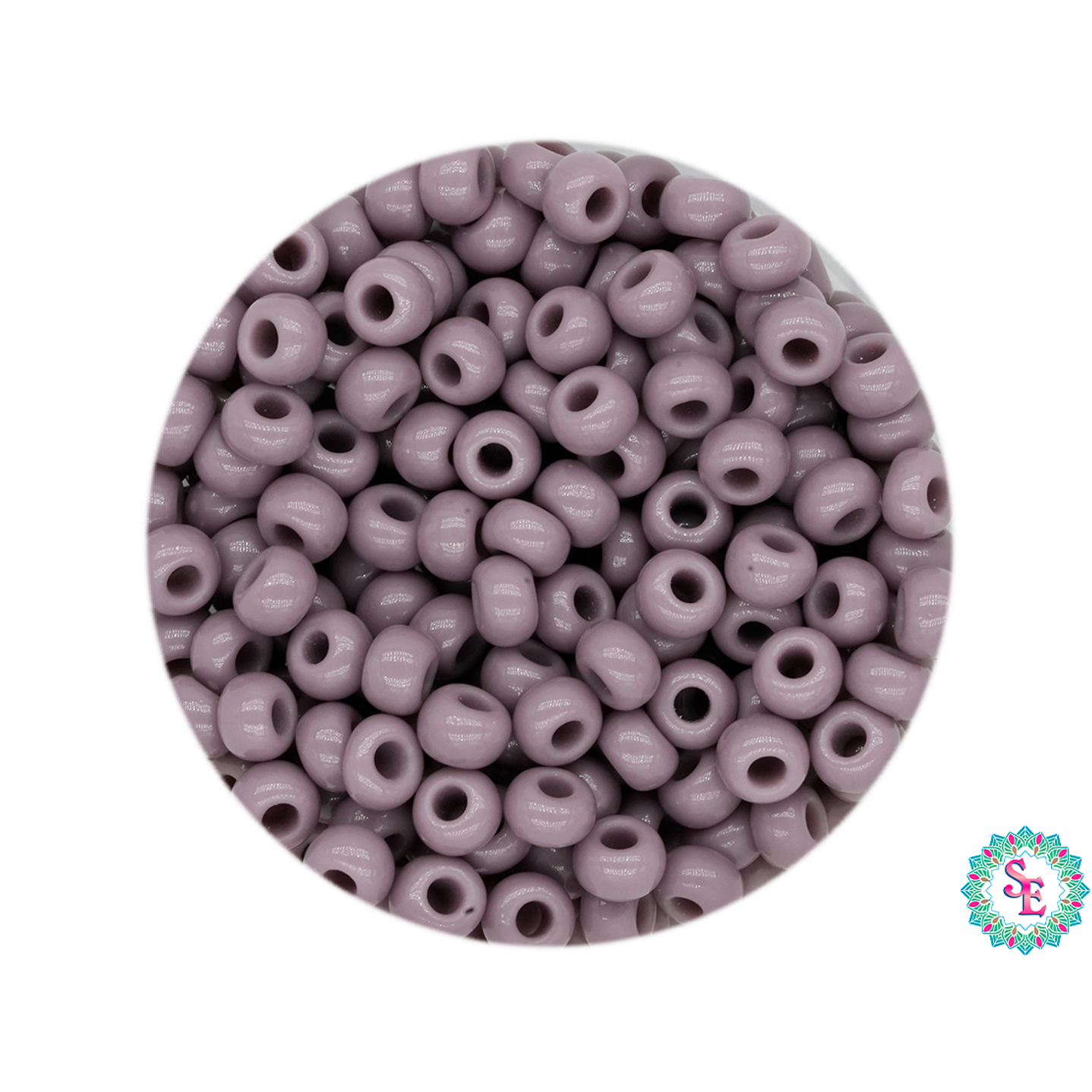 CZECH BEADS 8/0 (3MM) LIGHT PURPLE X 20 GRAMS (792 UND APPROX) 1