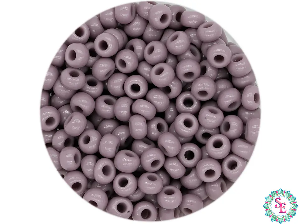 CHAQUIRA CHECA 8/0 (3MM) MORADO CLARO X 20 GRAMOS (792 UND APROX) 1