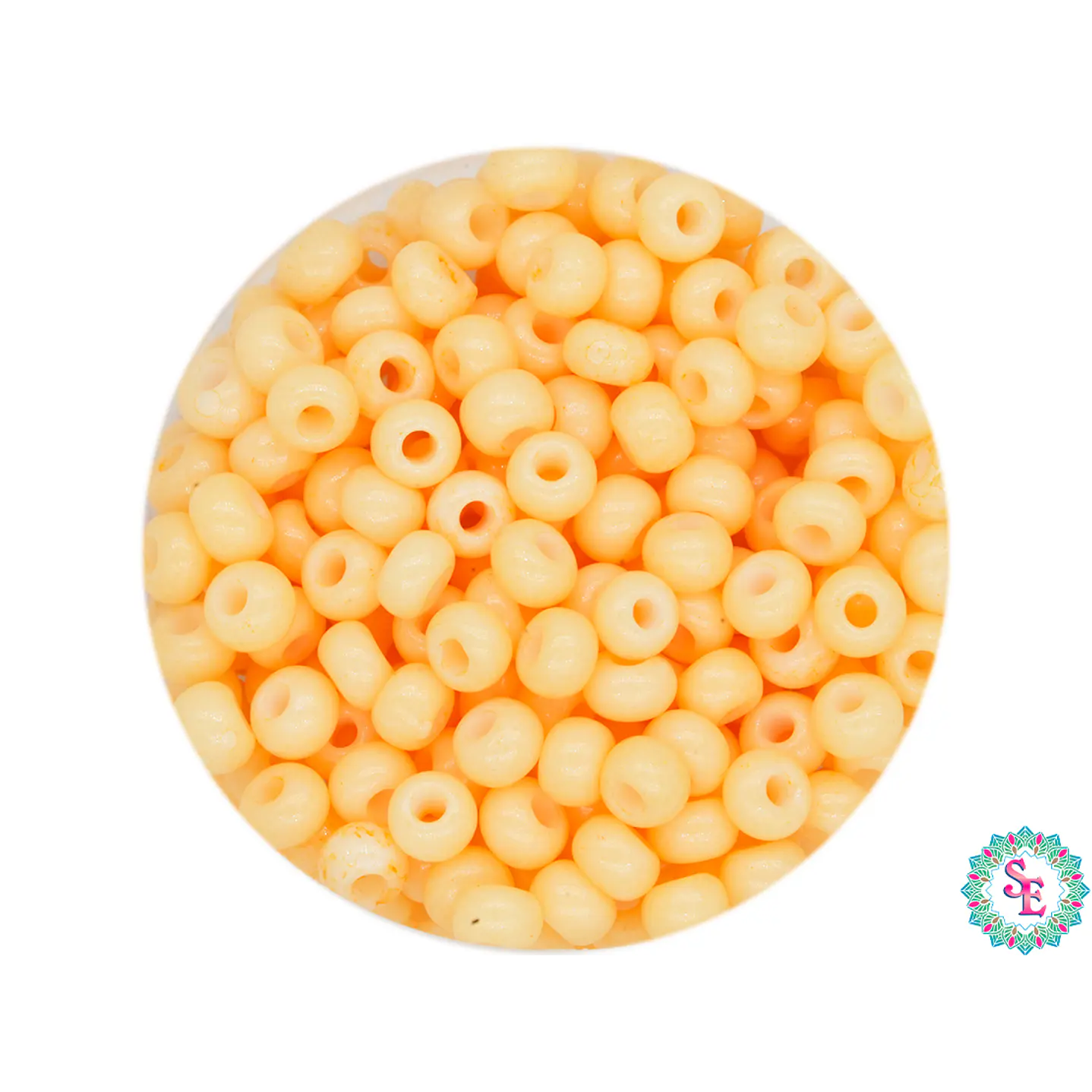 CHAQUIRA CHECA 8/0 CURUBA PASTEL PAQUETE X 20 GRAMOS ( 792 UNIDADES APROX ) 1