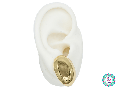 RODIO TERMINADO DORADO TOPO 71 OVALO LISO 25*18MM