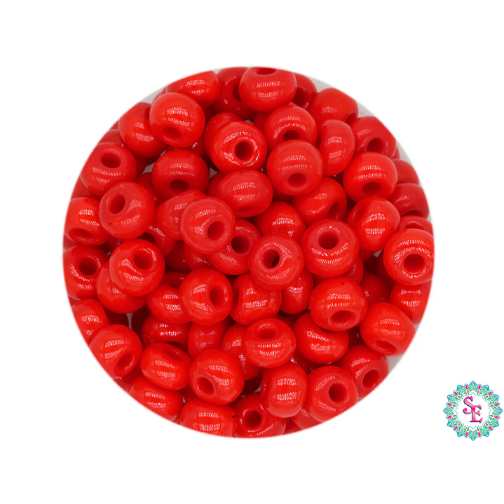 CHAQUIRA CHECA 6/0 ROJO PAQUETE X 20 GRAMOS ( 296 UNIDADES APROX) 1