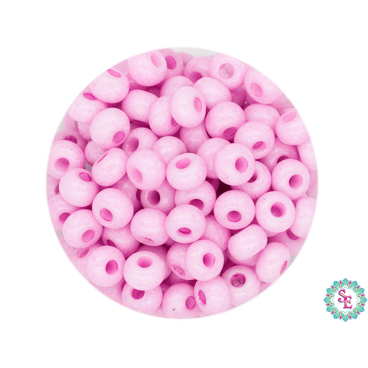 CHAQUIRA CHECA 6/0 (4MM) ROSADO X 20 GRAMOS (296 UND APROX) 1