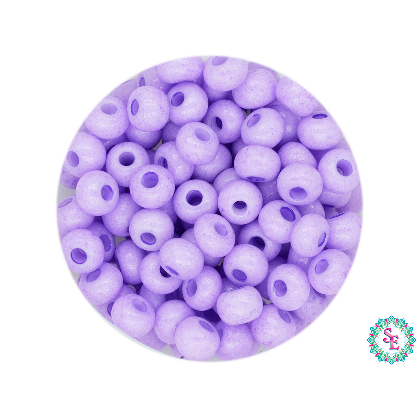 CHAQUIRA CHECA 6/0 (4MM) LILA X 20 GRAMOS (296 UND APROX) 1