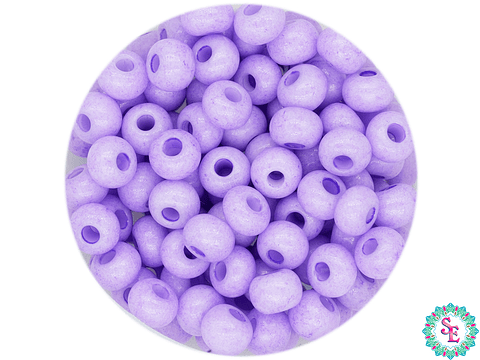 CHAQUIRA CHECA 6/0 (4MM) LILA X 20 GRAMOS (296 UND APROX)