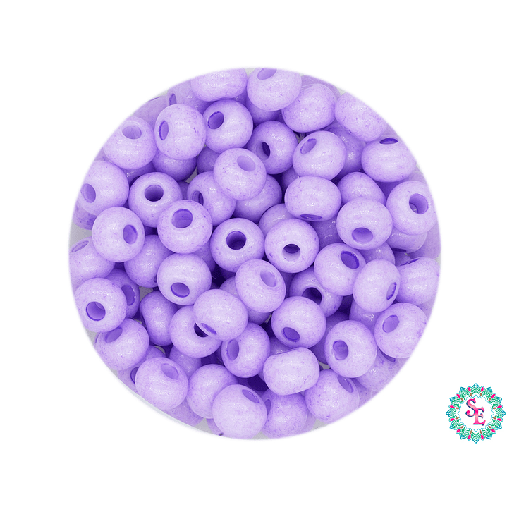 CHAQUIRA CHECA 6/0 (4MM) LILA X 20 GRAMOS (296 UND APROX) 1