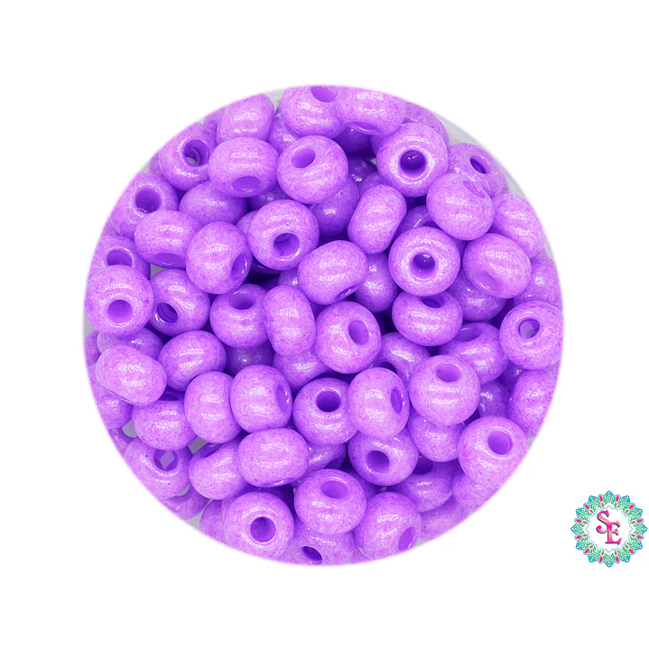 CHAQUIRA CHECA 6/0 MORADO PERLADO PAQUETE X 20 GRAMOS ( 296 UNIDADES APROX) 1