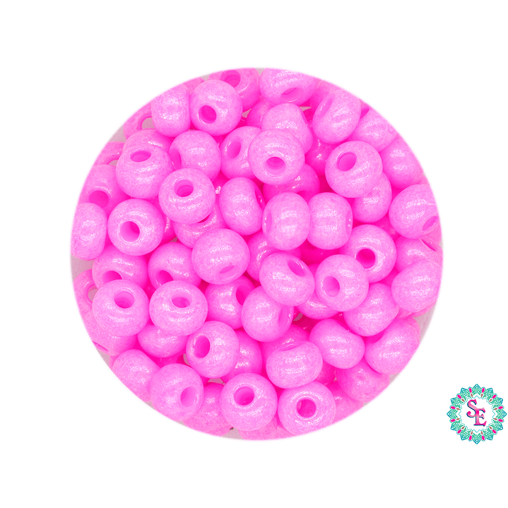 CHAQUIRA CHECA 6/0 FUCSIA PERLADO X 20 GRAMOS (296 UNIDADES APROX) 1