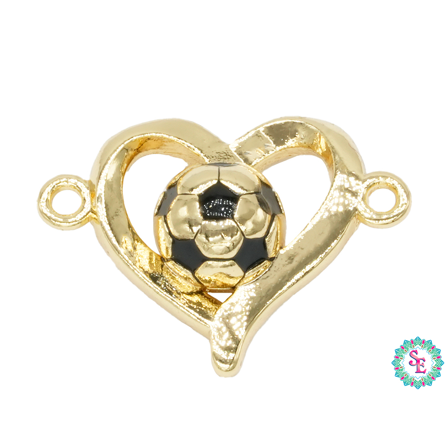 RODIO DORADO CENTRO CORAZON BALON 6MM 1