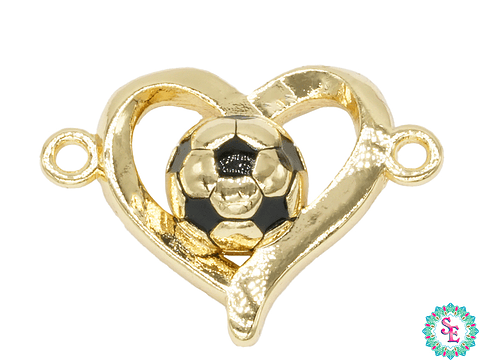 RODIO DORADO CENTRO CORAZON BALON 6MM