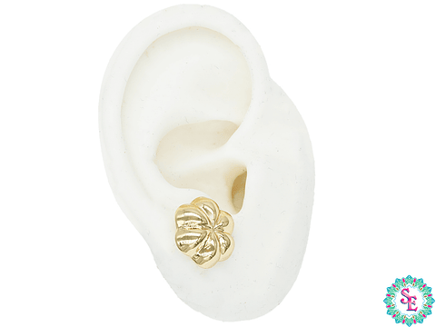 RODIO TERMINADO DORADO TOPO 107  FLOR LISO 15MM 