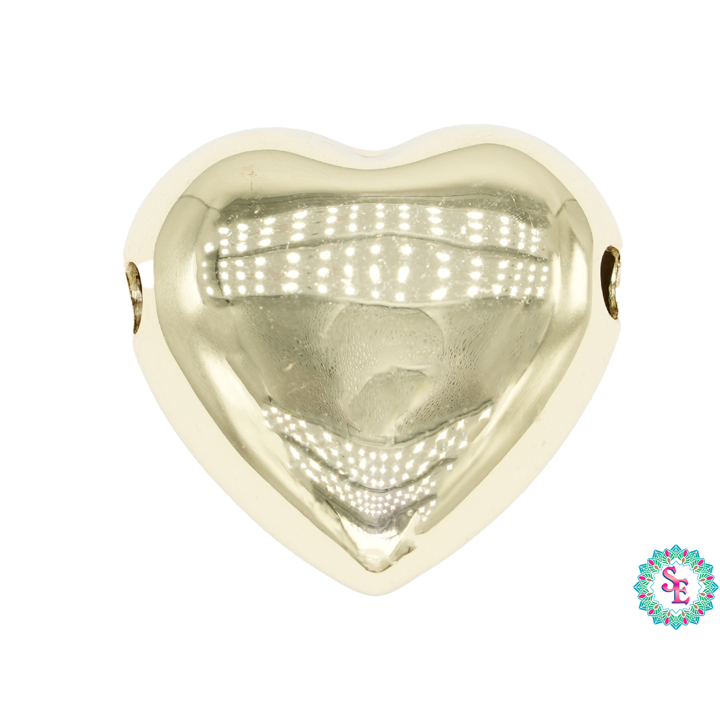 RODIO DORADO DIJE CORAZON PARA LAZO 20*10MM 1
