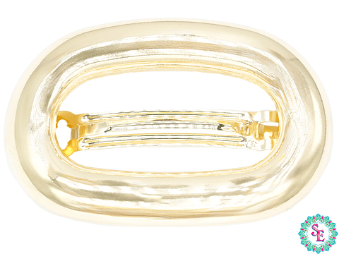 RODIO TERMINADO DORADO HAIR CLIPS OVALO