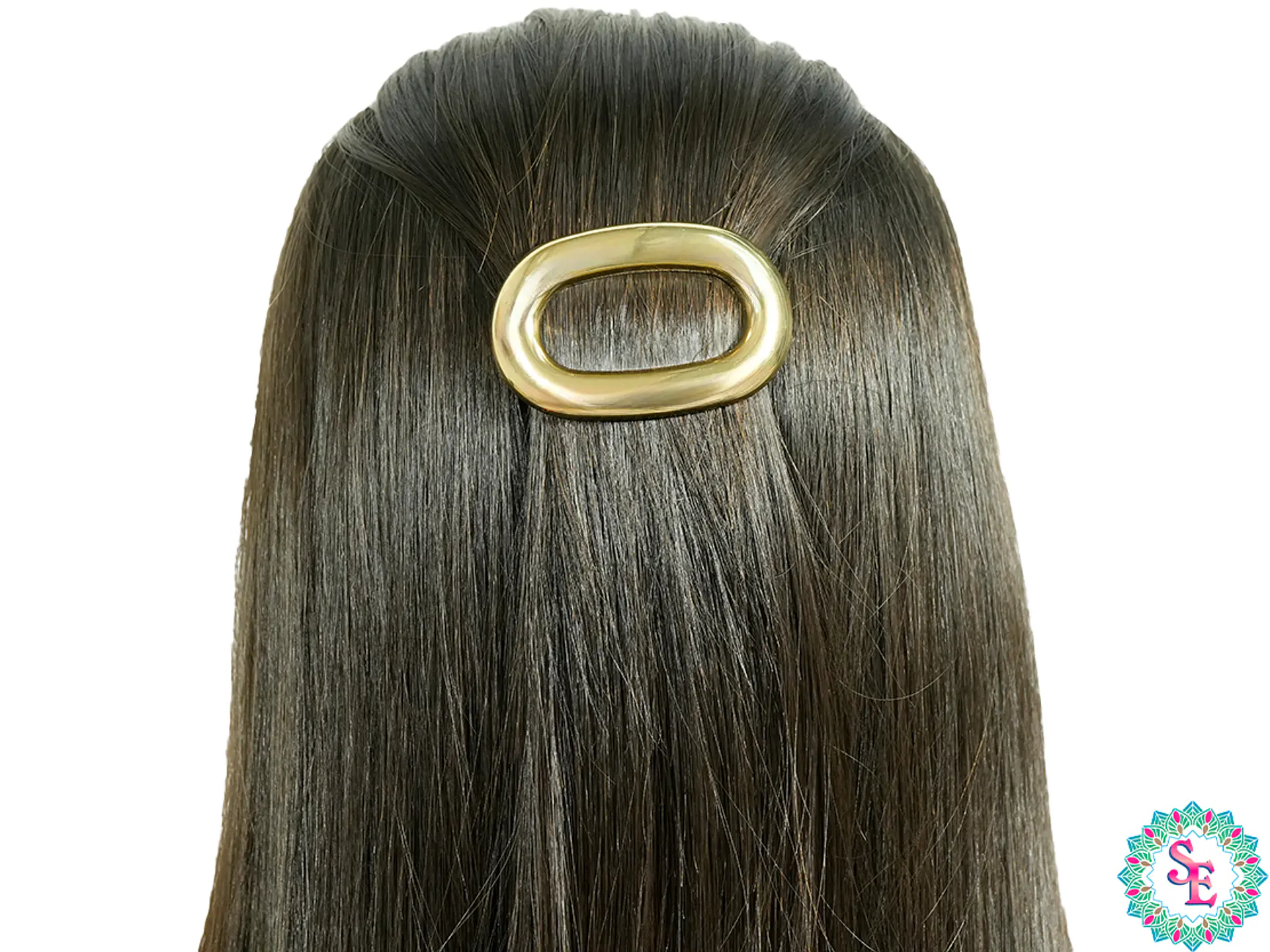 RODIO TERMINADO DORADO HAIR CLIPS OVALO 2