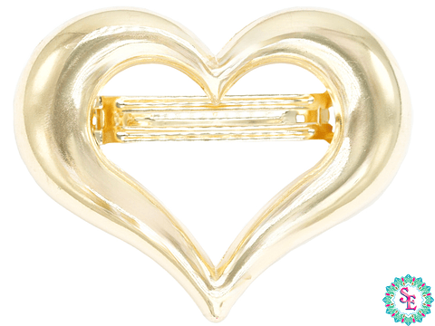 RODIO TERMINADO DORADO HAIR CLIPS CORAZON 