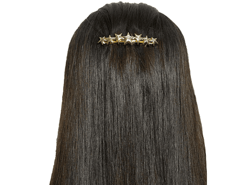 RODIO TERMINADO DORADO HAIR CLIPS ESTRELLAS 7