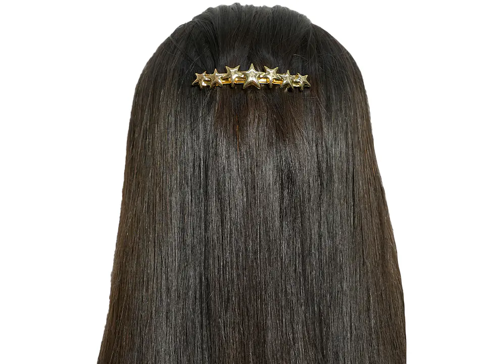 RODIO TERMINADO DORADO HAIR CLIPS ESTRELLAS 7 2