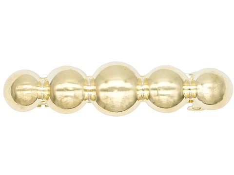 RODIO TERMINADO DORADO HAIR CLIPS CIRCULOS 5