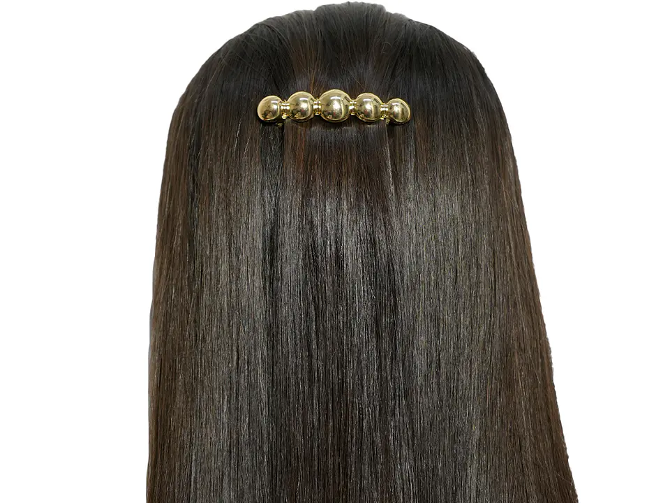 RODIO TERMINADO DORADO HAIR CLIPS CIRCULOS 5 2